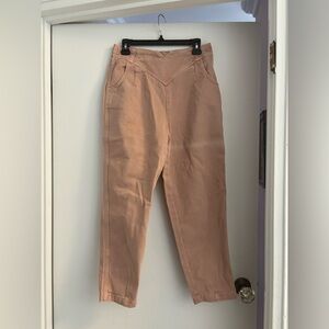 Women’s New River Island Pink Tapered Fit Jeans 28- Flaw